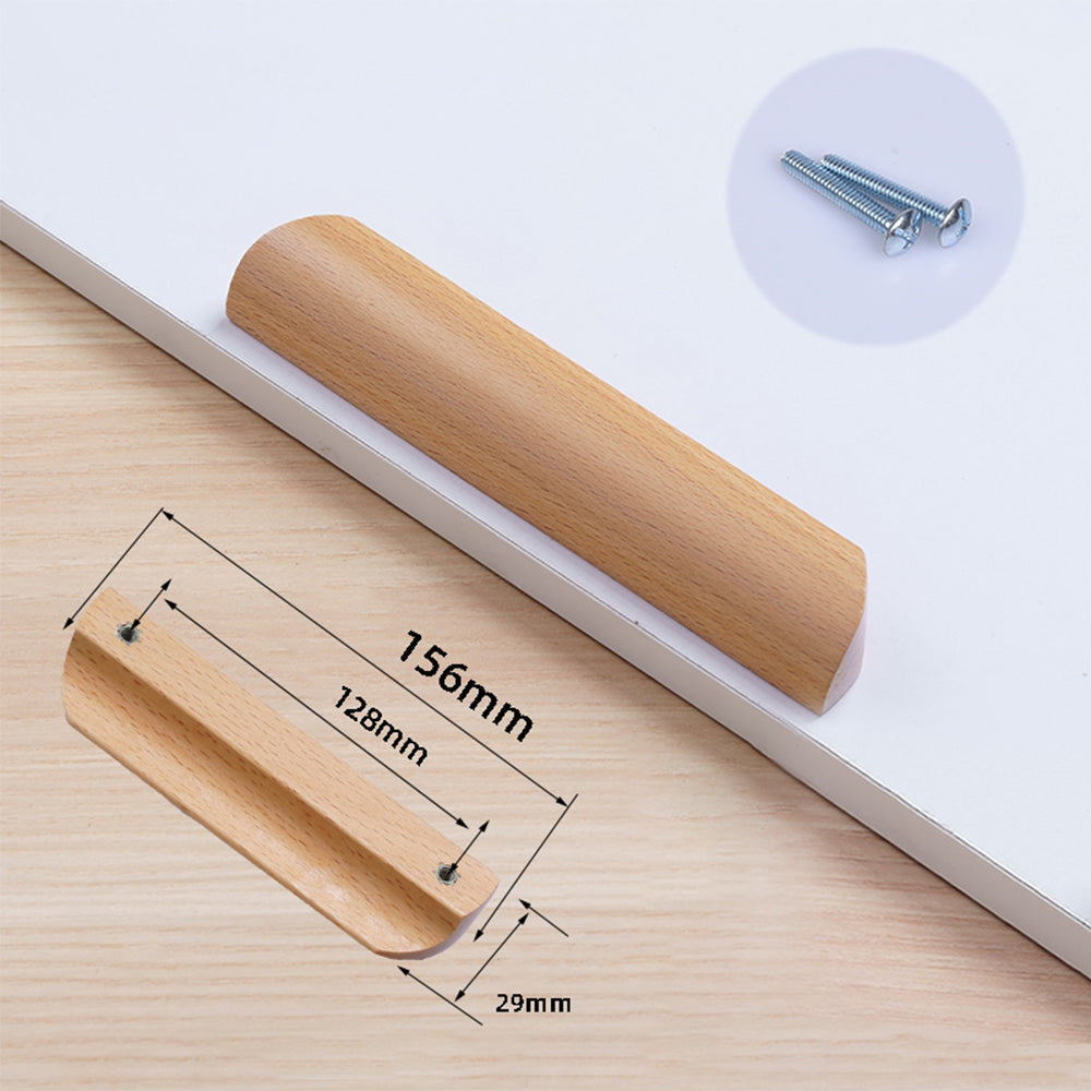 Solid Wood Cabinet Finger Edge Pulls