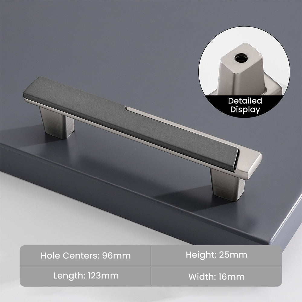 Modern Square Kitchen Bar Cabinet Pull Handles