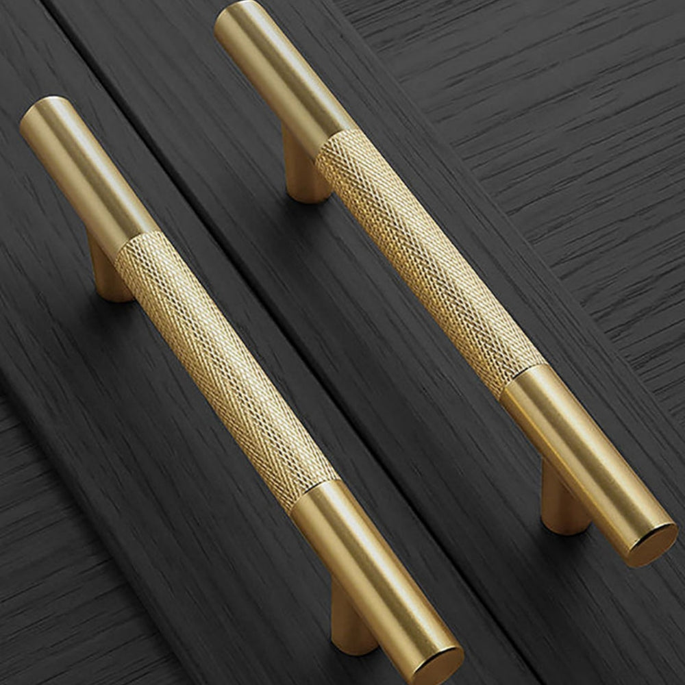 Aluminum Alloy Cabinet Doors Knurled Handles