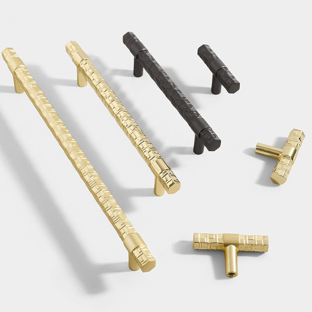 Creative Solid T Bar Zinc Alloy Cabinet Drawer Handles