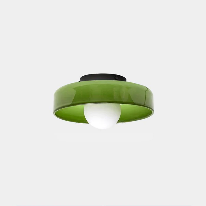 Modern Glass Round Glass Ceiling Light