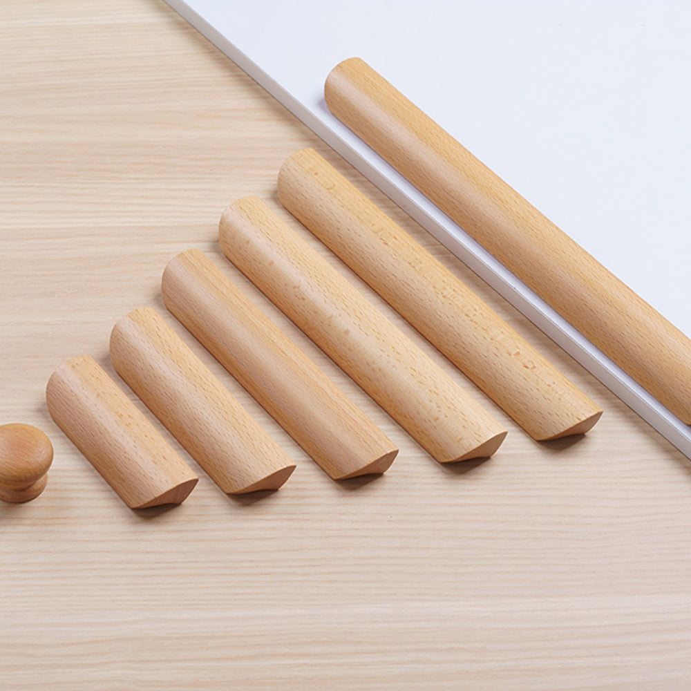 Solid Wood Cabinet Finger Edge Pulls