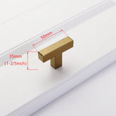 Antique Bronze Square Bar Handles