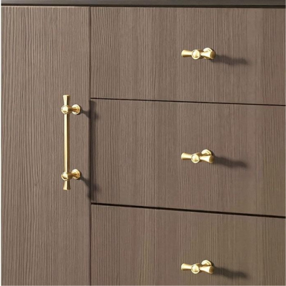 Brushed Brass Drawer Pulls for Cabinet