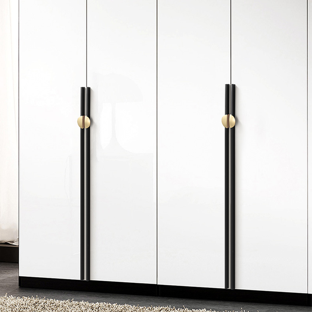 Gold&Black Semicircle Drawer Handles