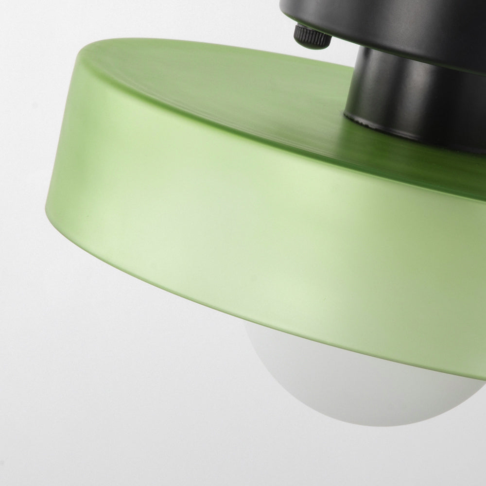 Modern Glass Round Glass Ceiling Light