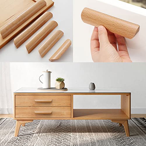 Solid Wood Cabinet Finger Edge Pulls