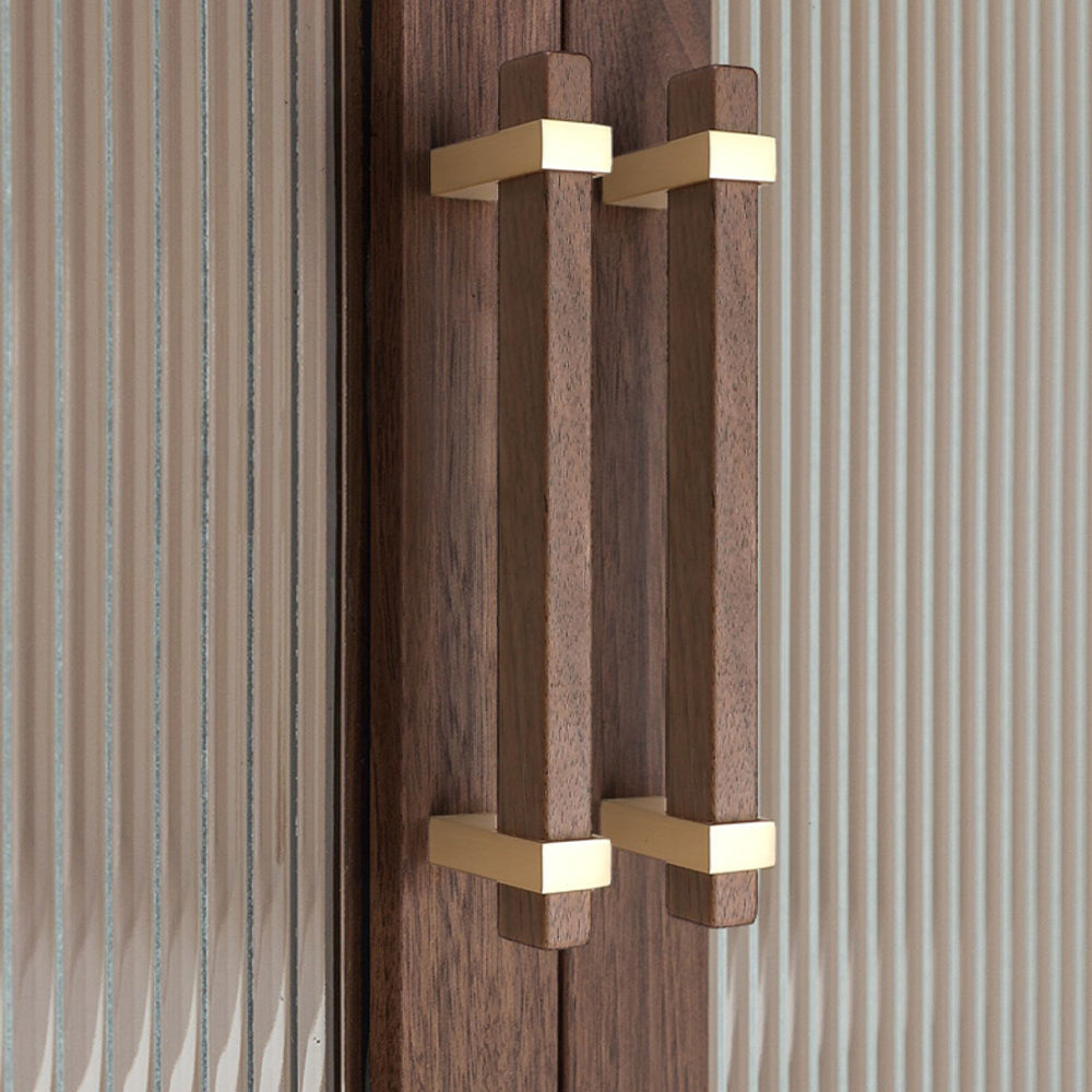 Square Wooden Cabinet Bar Handles