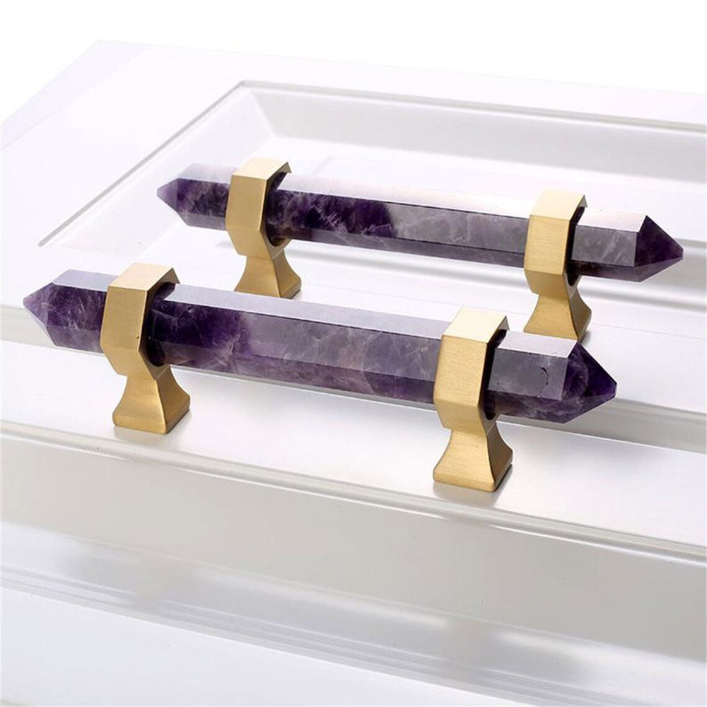 Natural Crystal Cabinet Handles and Knobs