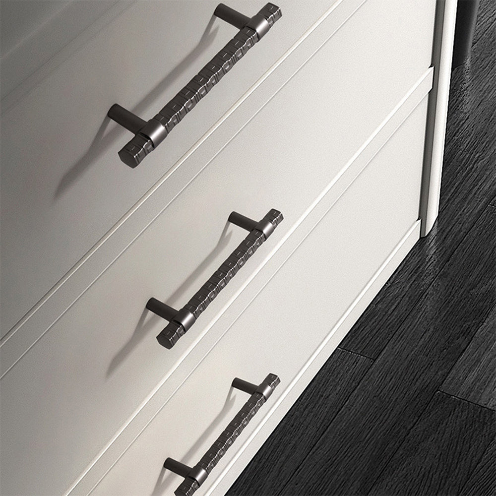 Creative Solid T Bar Zinc Alloy Cabinet Drawer Handles