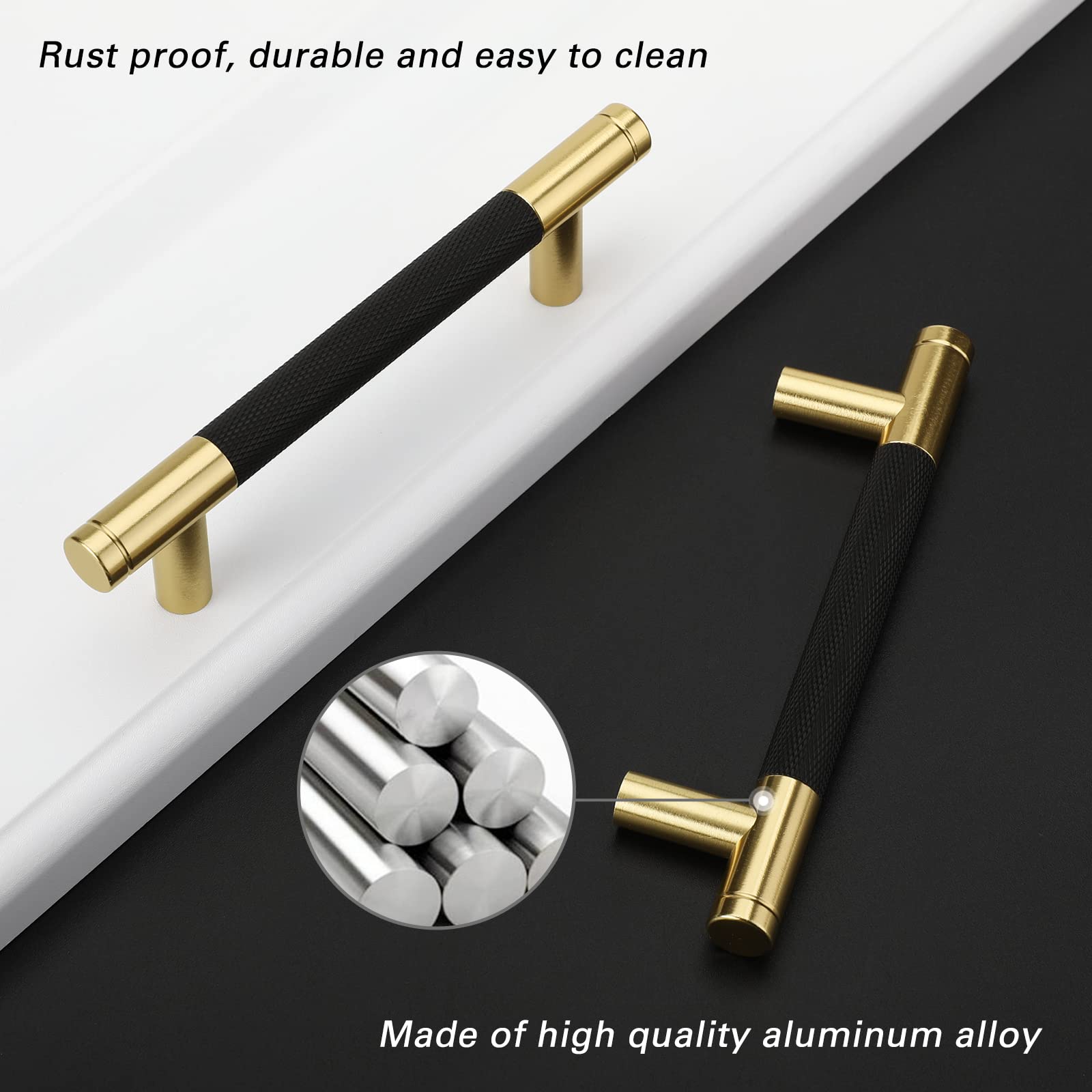 Black&Gold Kitchen Cabinet Pulls