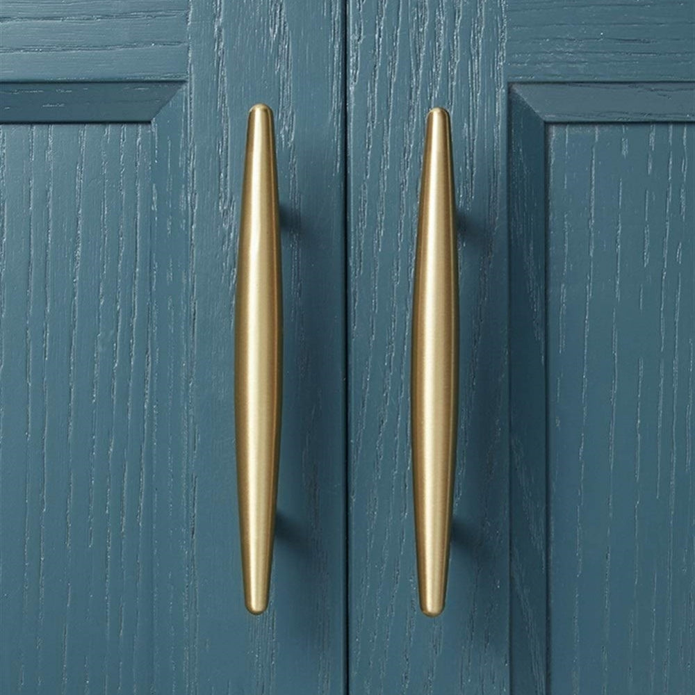Modern Solid Brass Kitchen Cabinet Handles