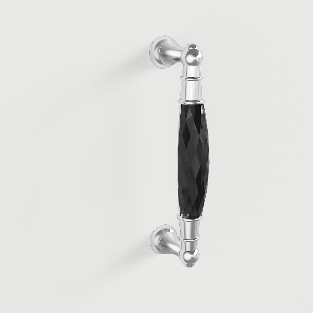 Luxury Crystal Chrome Cupboard Handles