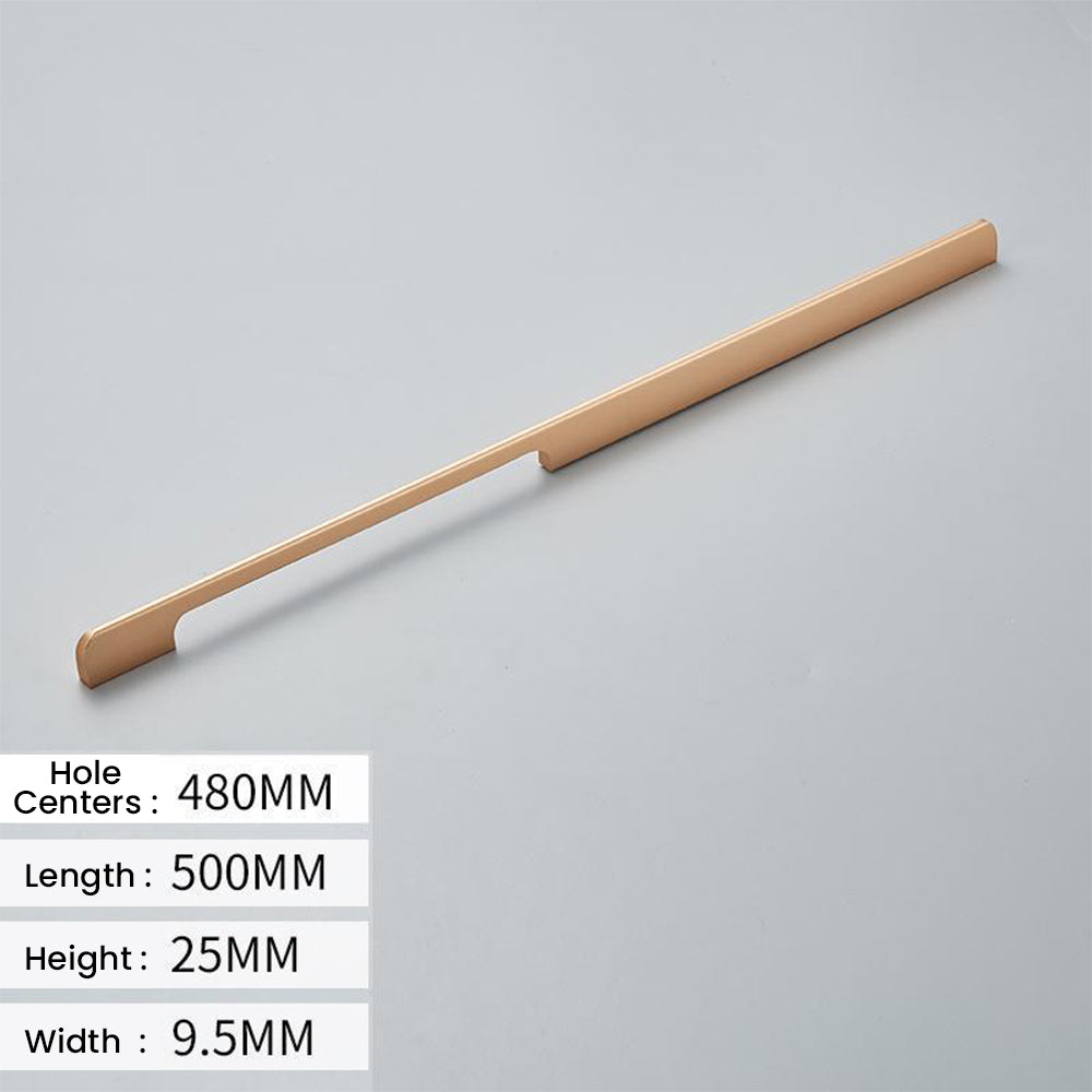 Solid Long Cabinet Bar Handles
