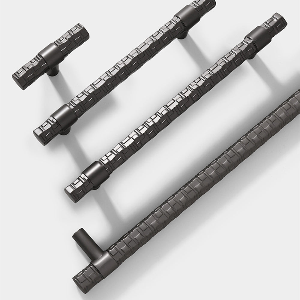 Creative Solid T Bar Zinc Alloy Cabinet Drawer Handles