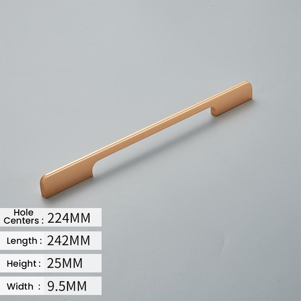 Solid Long Cabinet Bar Handles