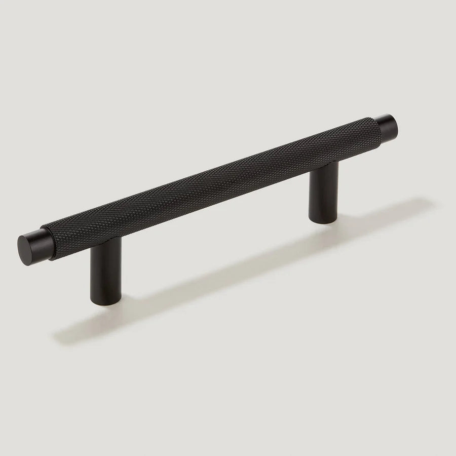 Brass Knurled T-Bar Cabinet Handles