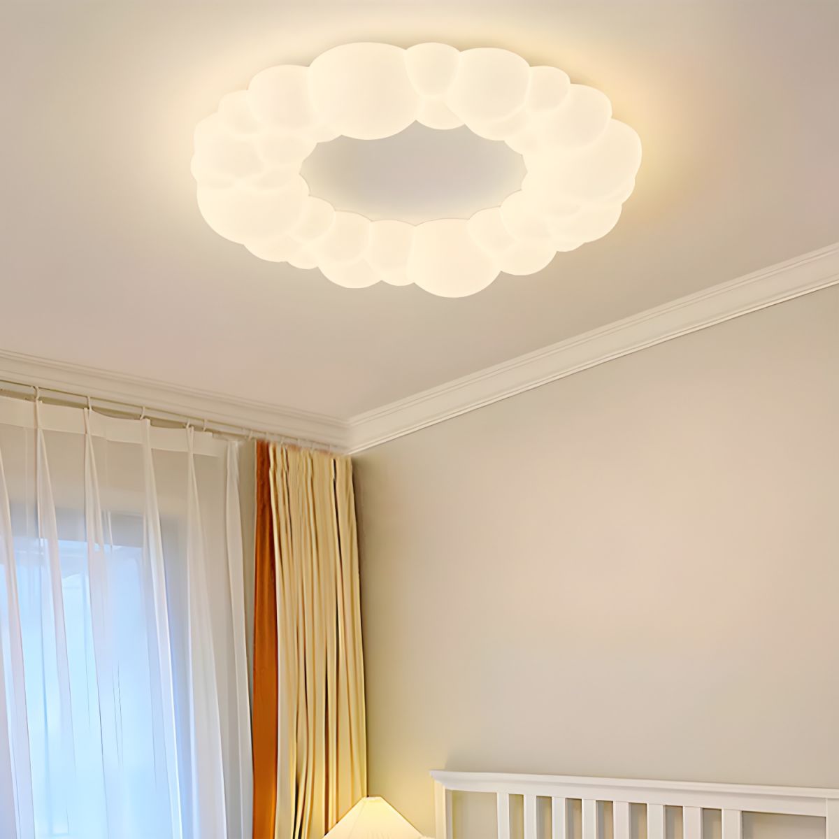Creative Cloud Flush Mount Ceiling Light