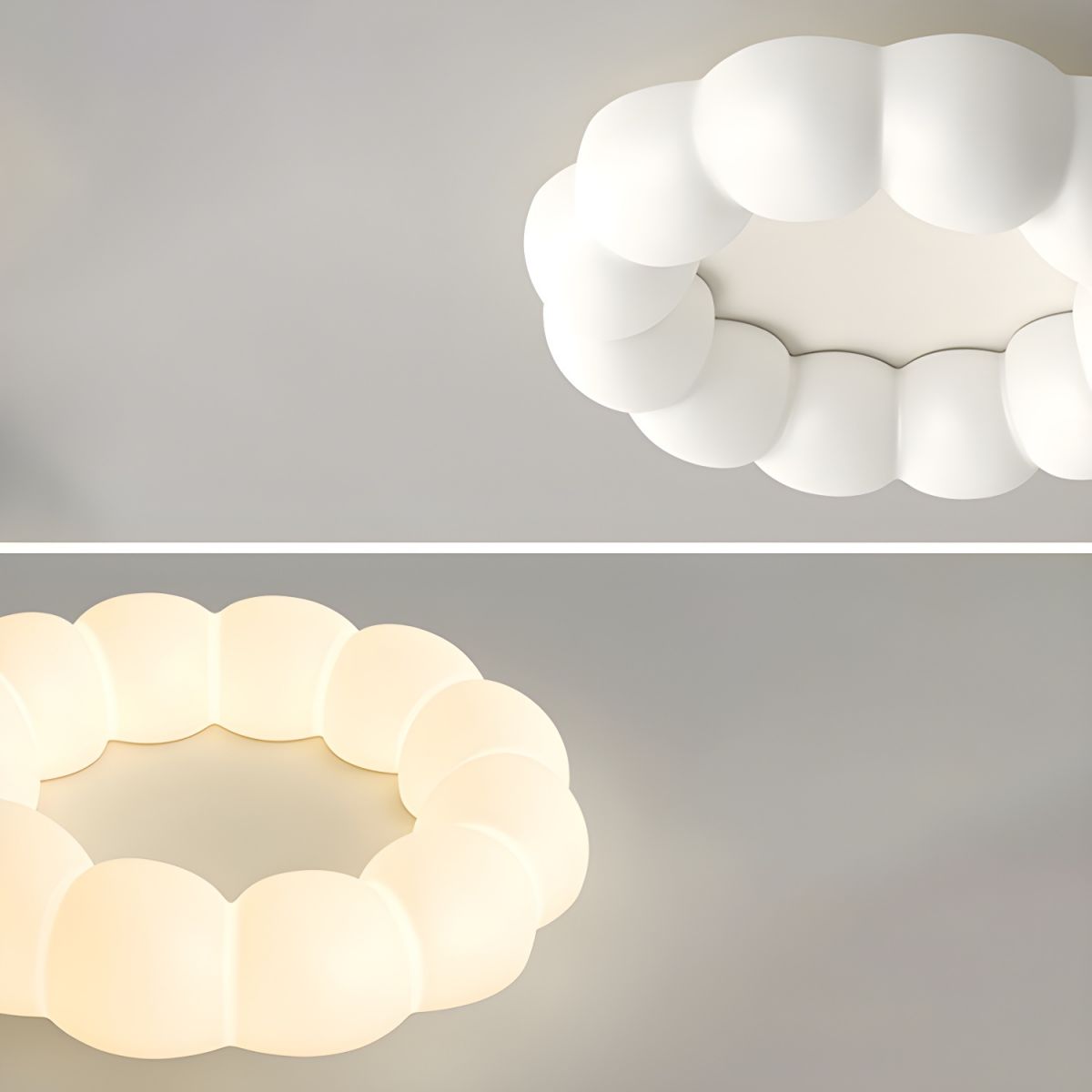 Creative Cloud Flush Mount Ceiling Light