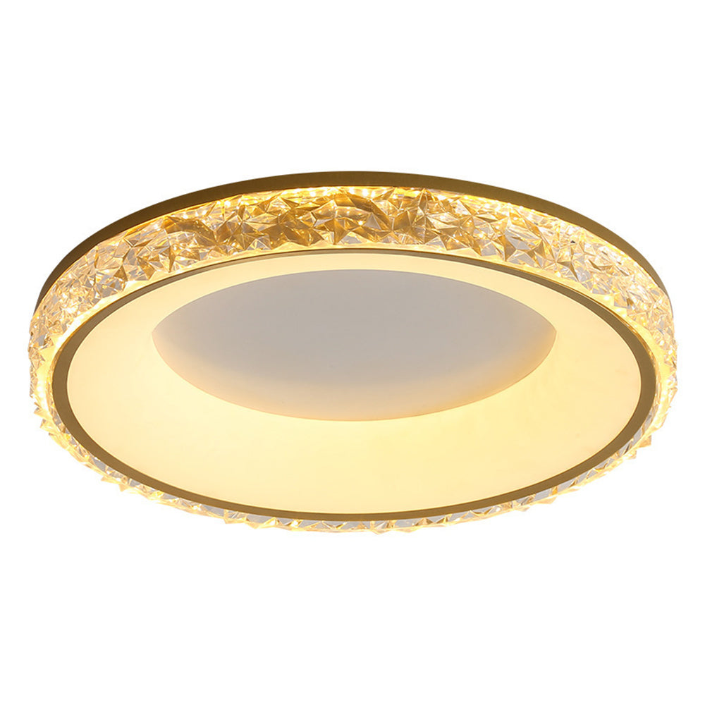 Luxury Flush Mount Round Acrylic Ceiling Lamp
