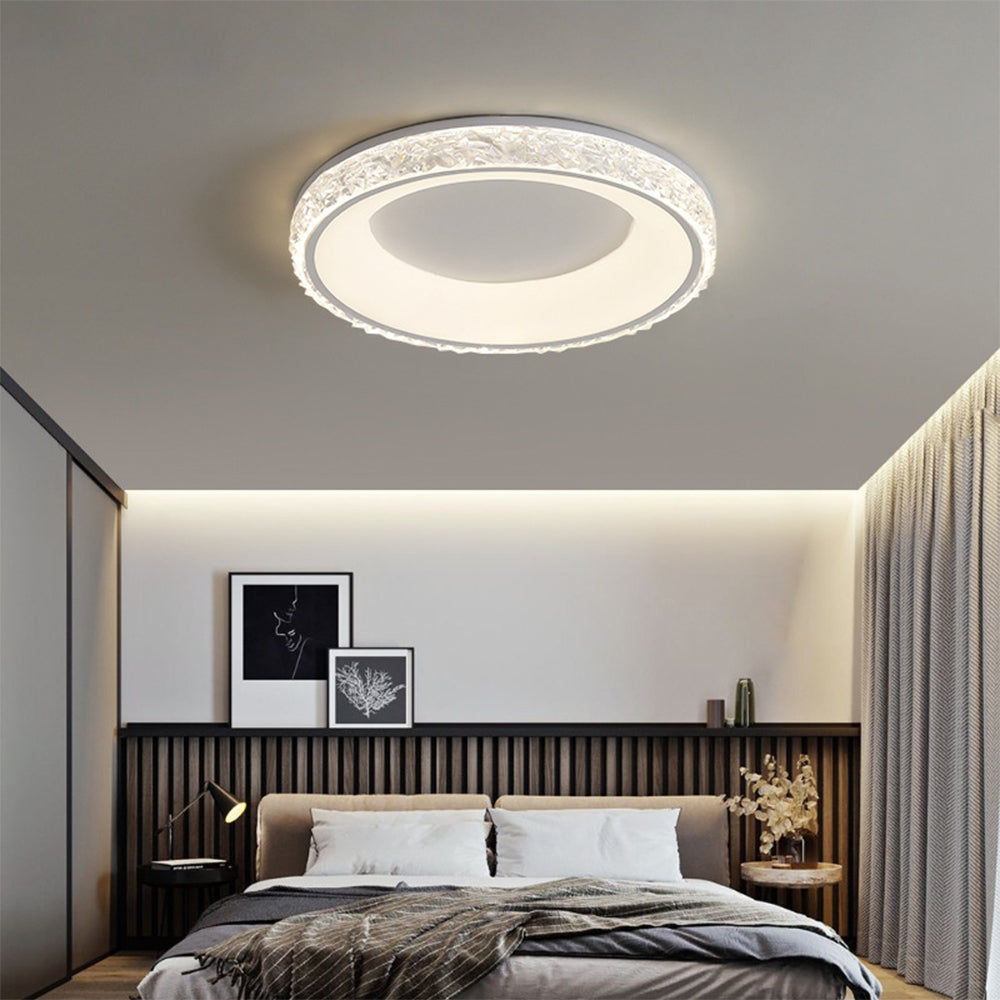 Luxury Flush Mount Round Acrylic Ceiling Lamp