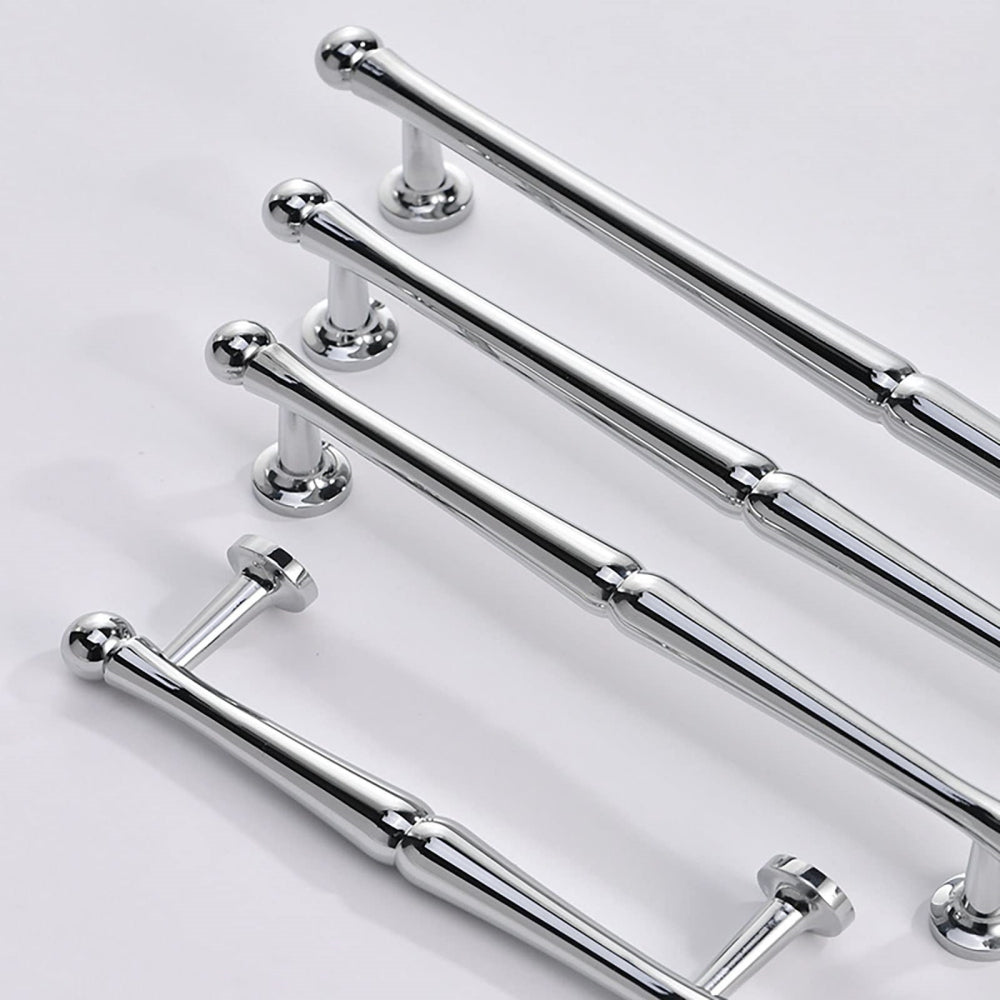 Bright Chrome Brass Drawer Handles