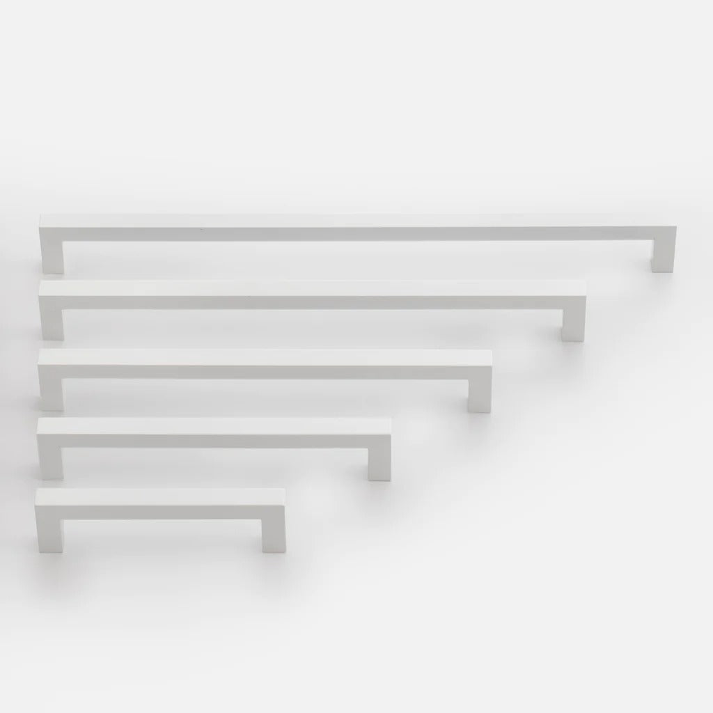 Brushed Nickel Square Bar Handles
