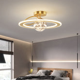 Luxury Golden Starry Glass Ceiling Lamp