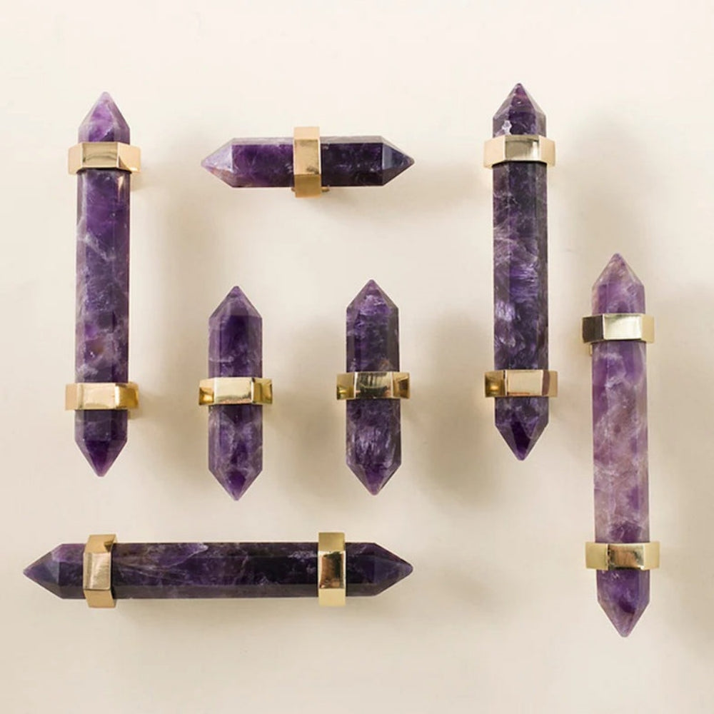 Natural Crystal Cabinet Handles and Knobs