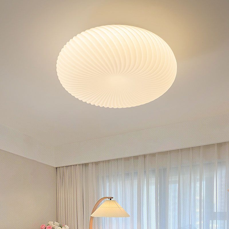 Cream White Water Ripple Ceiling Lamp