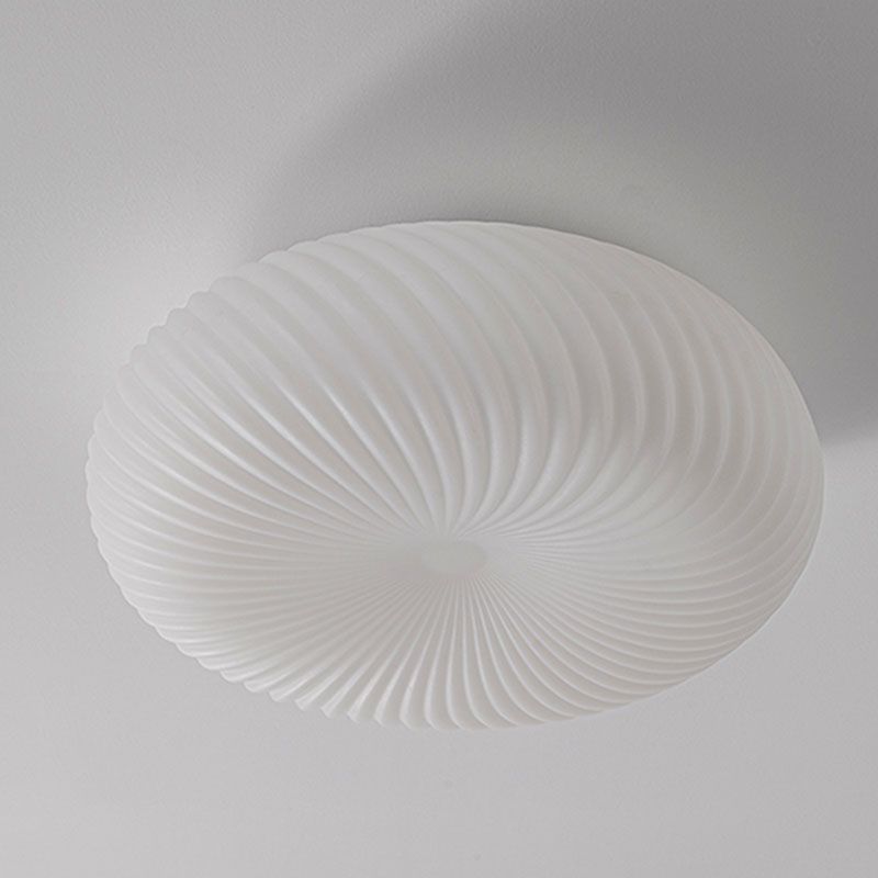 Cream White Water Ripple Ceiling Lamp