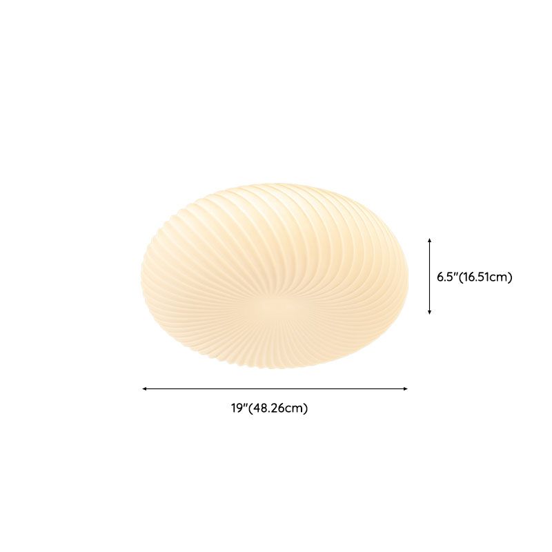 Cream White Water Ripple Ceiling Lamp