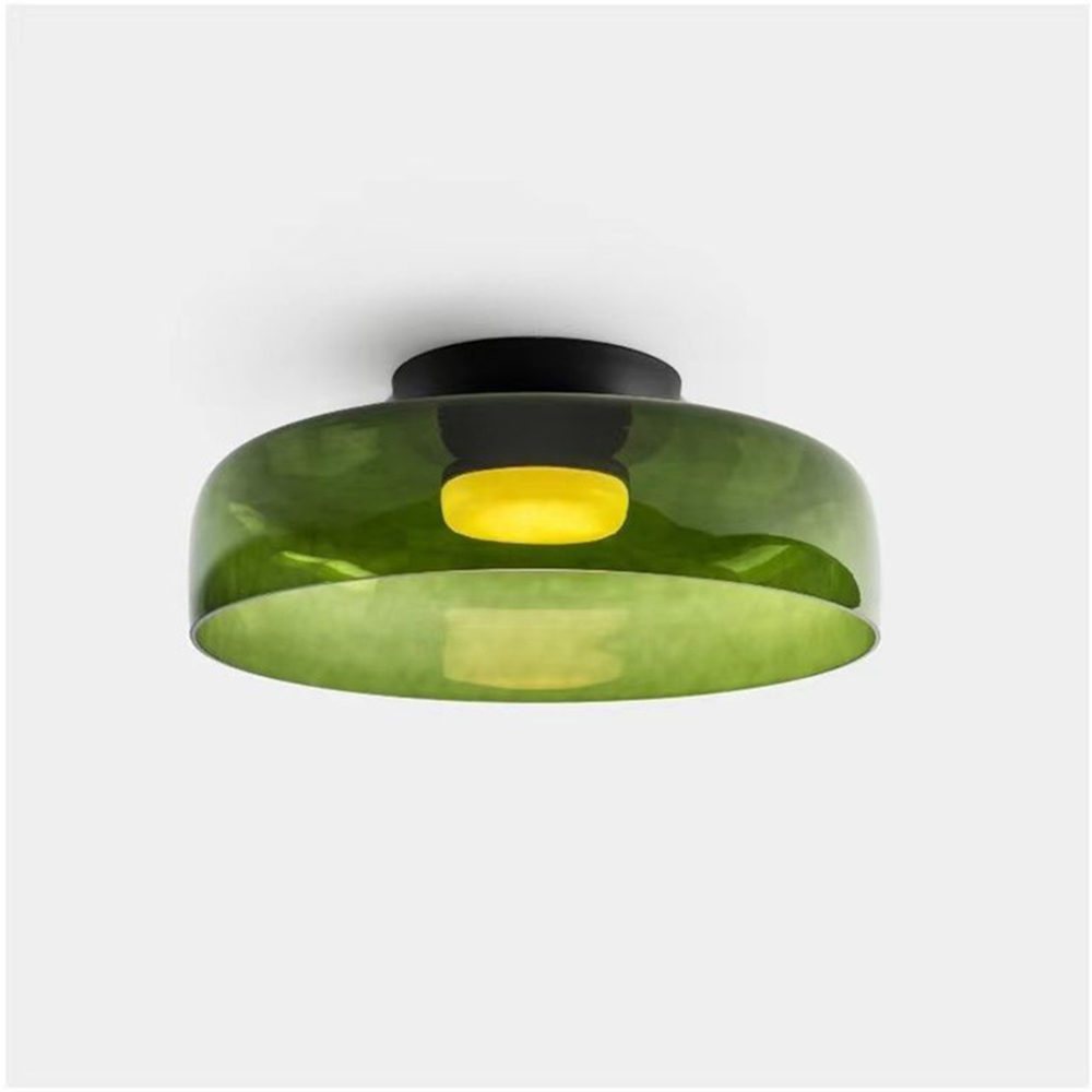 Medieval Simple Multi-Layer Glass Ceiling Light