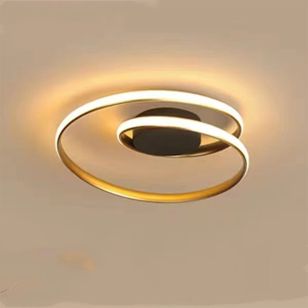 Nordic Round Iron Living Room Ceiling Lamp