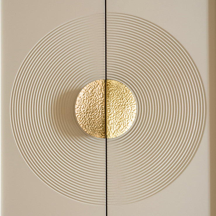 Polished Brass Semicircle Cabinet Handles