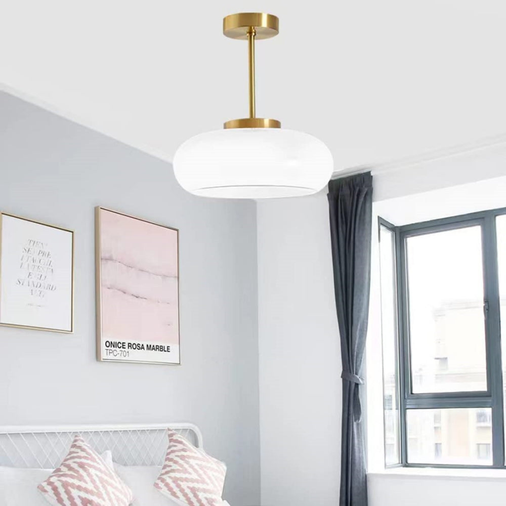 Vintage Gold Glass Pendant Ceiling Lights