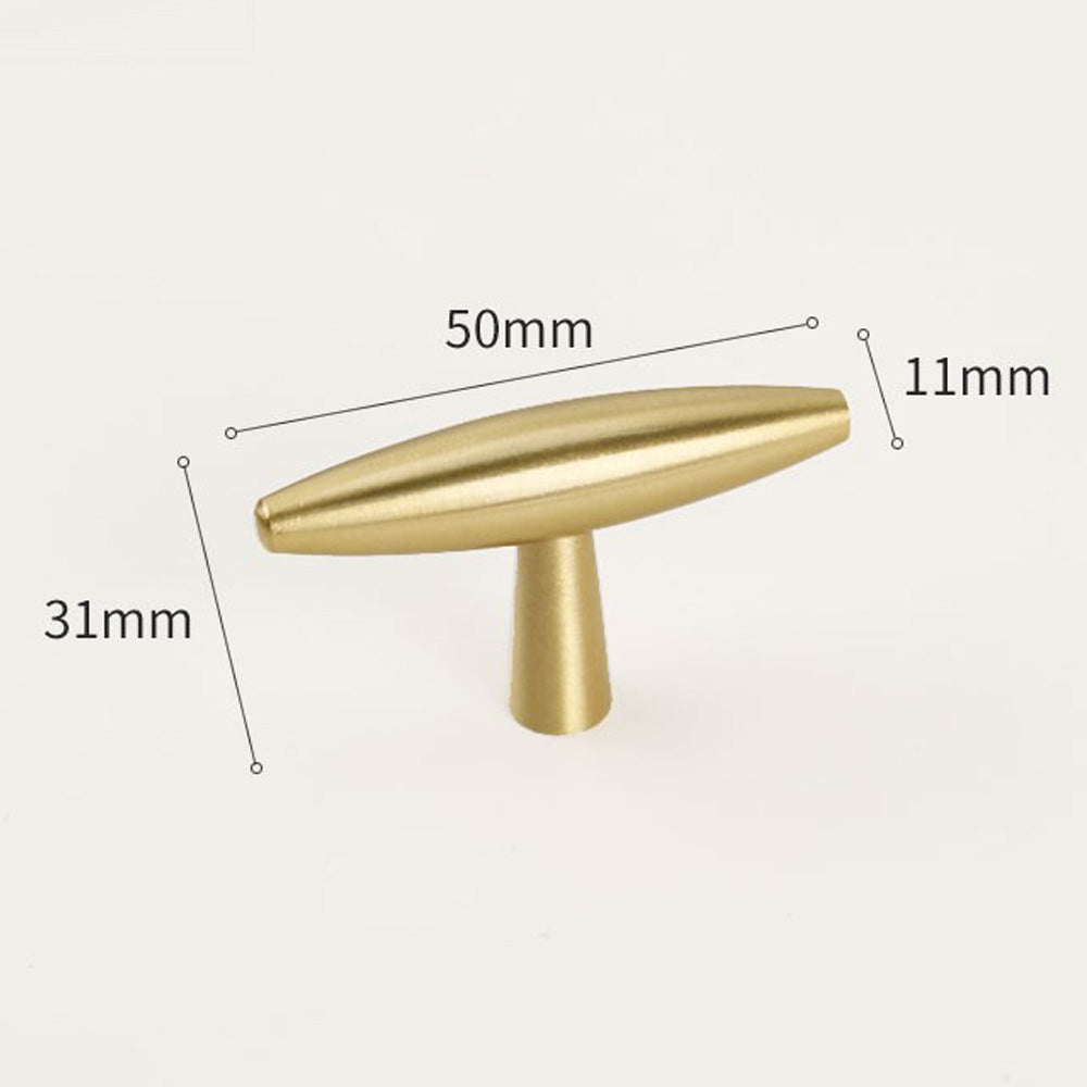Modern Solid Brass Kitchen Cabinet Handles
