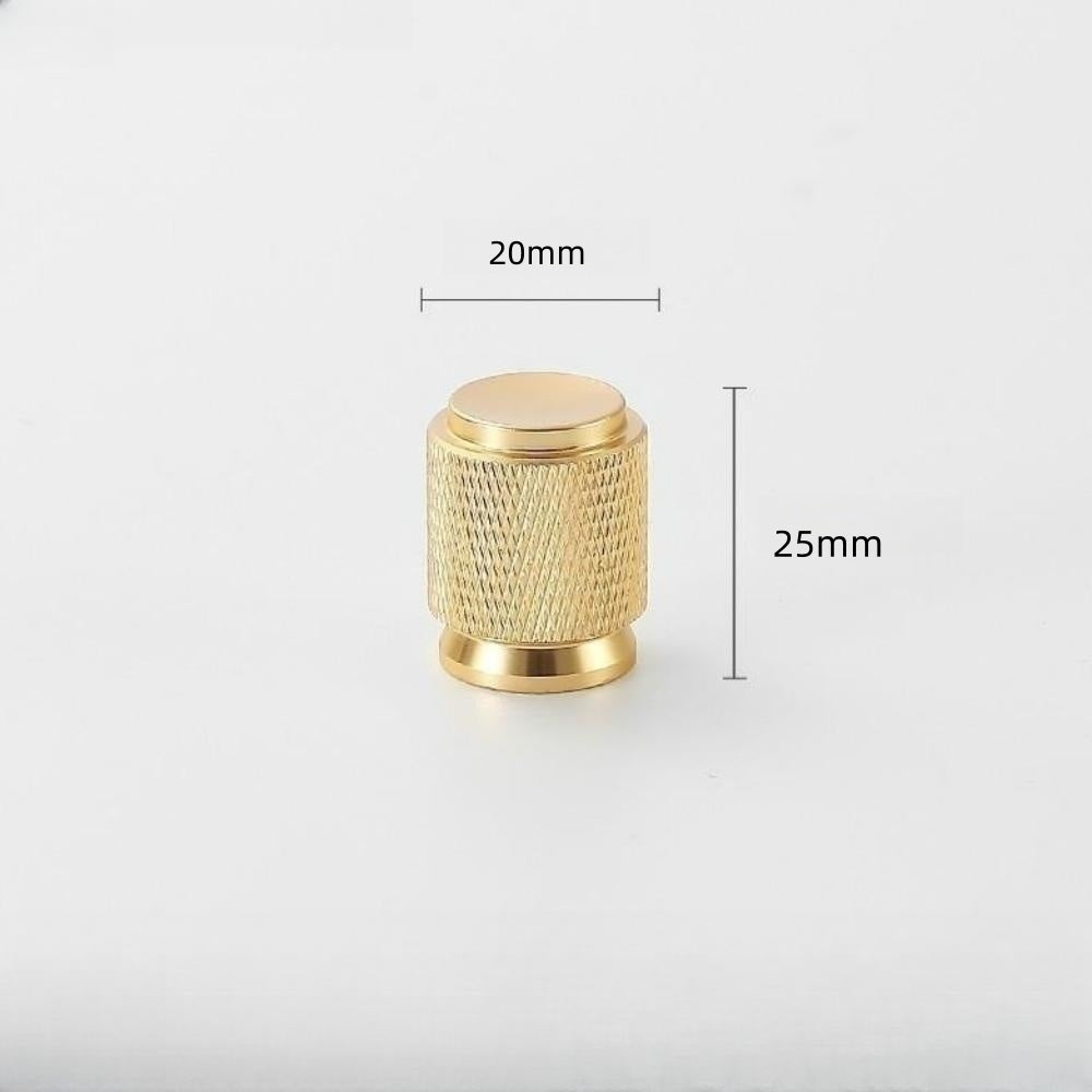 Aluminum Alloy Cabinet Doors Knurled Handles