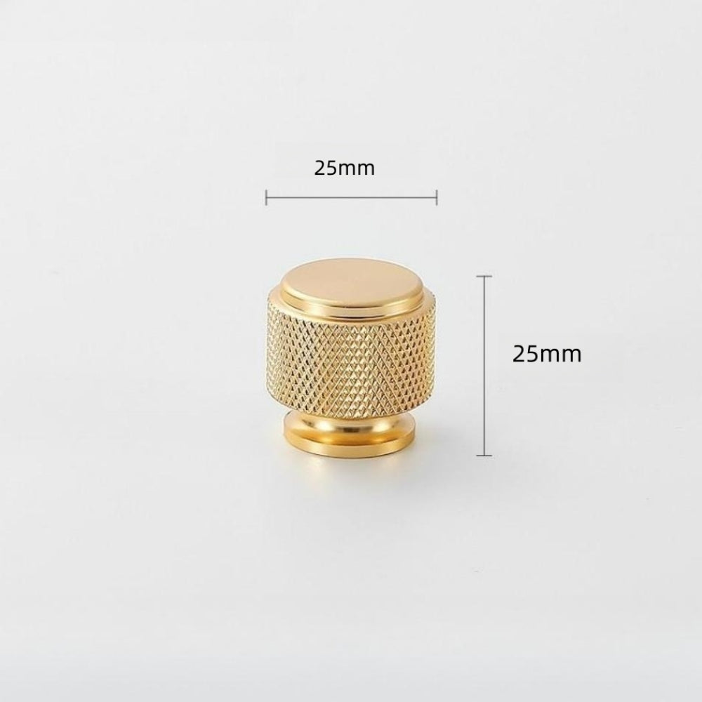 Aluminum Alloy Cabinet Doors Knurled Handles