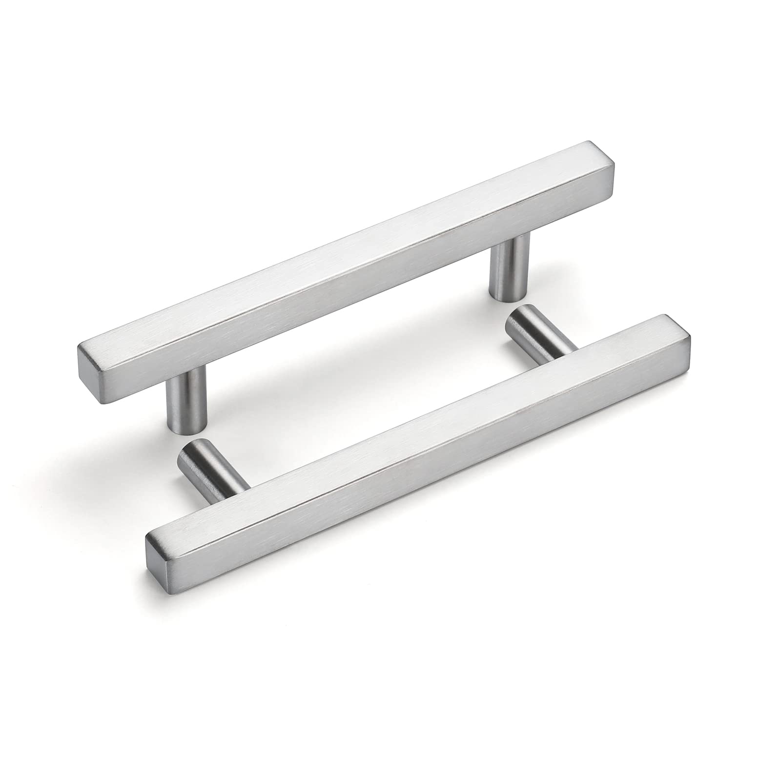 Brushed Nickel Bar Drawer Handles