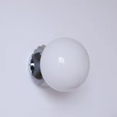 Vintage Glass Shade Wall Sconce