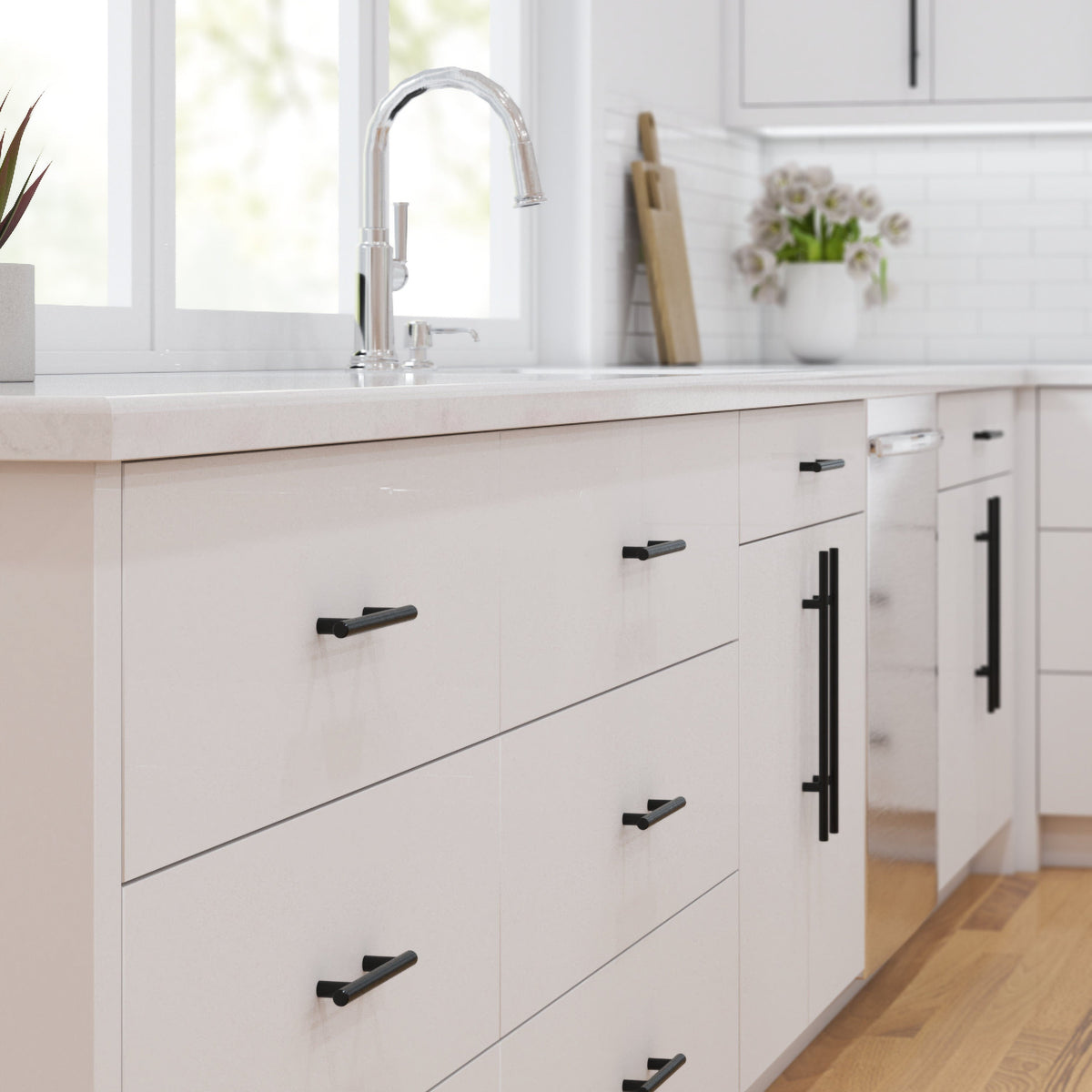 Black Stainless Steel Bar Handles