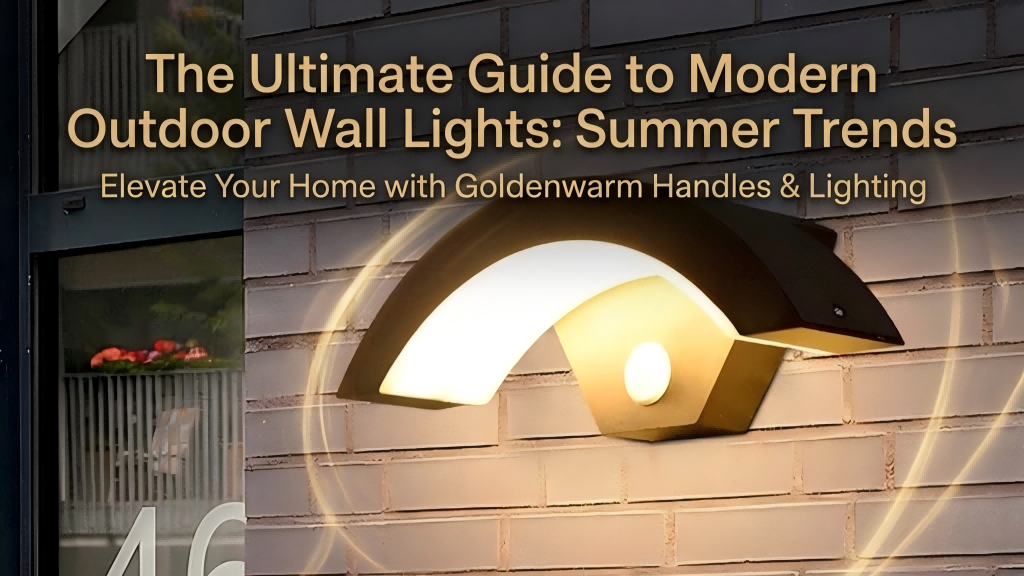 Modern Outdoor Wall Lights: Summer Trends & Matching Guide