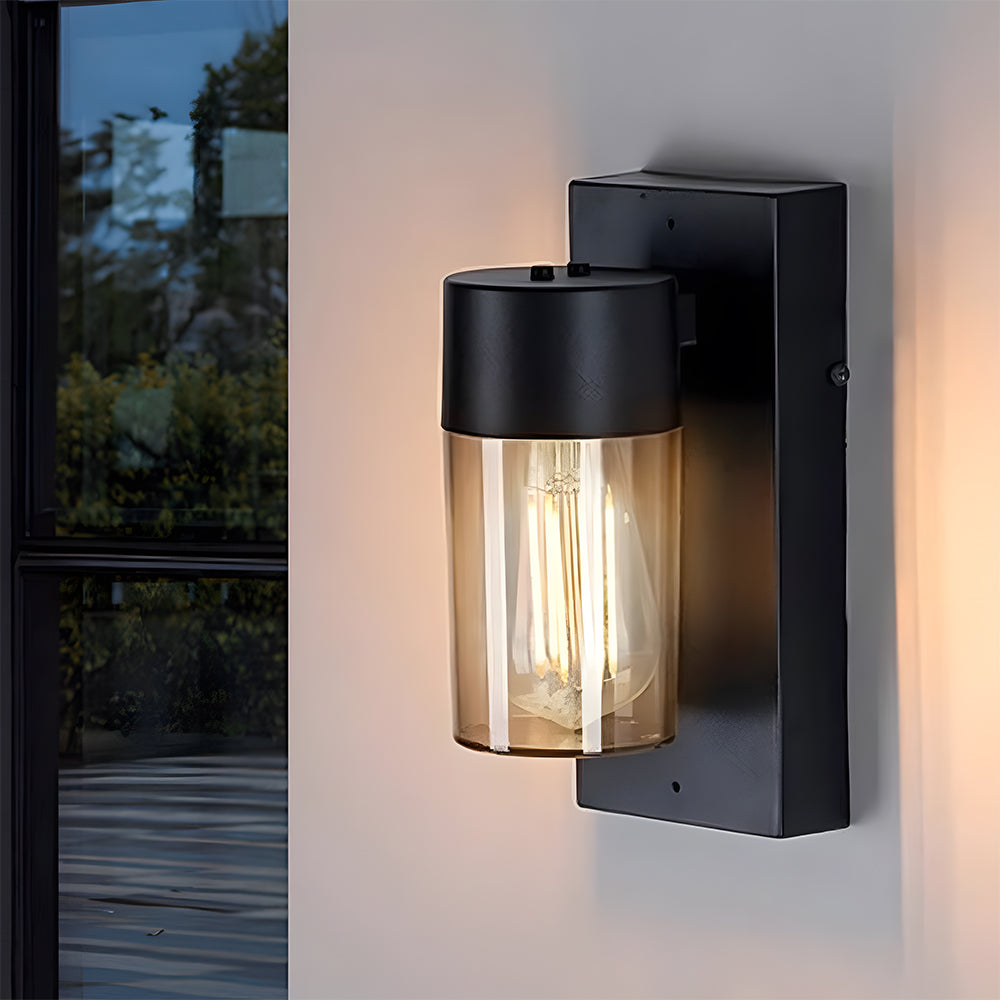 Modern Black Waterproof Outdoor E27, Wall Light