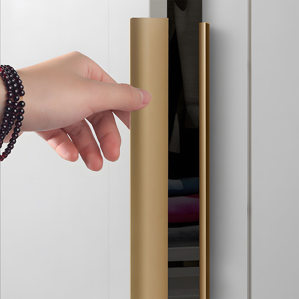 Best Aluminum Alloy Wardrobe Door Invisible Edge Cabinet Handles