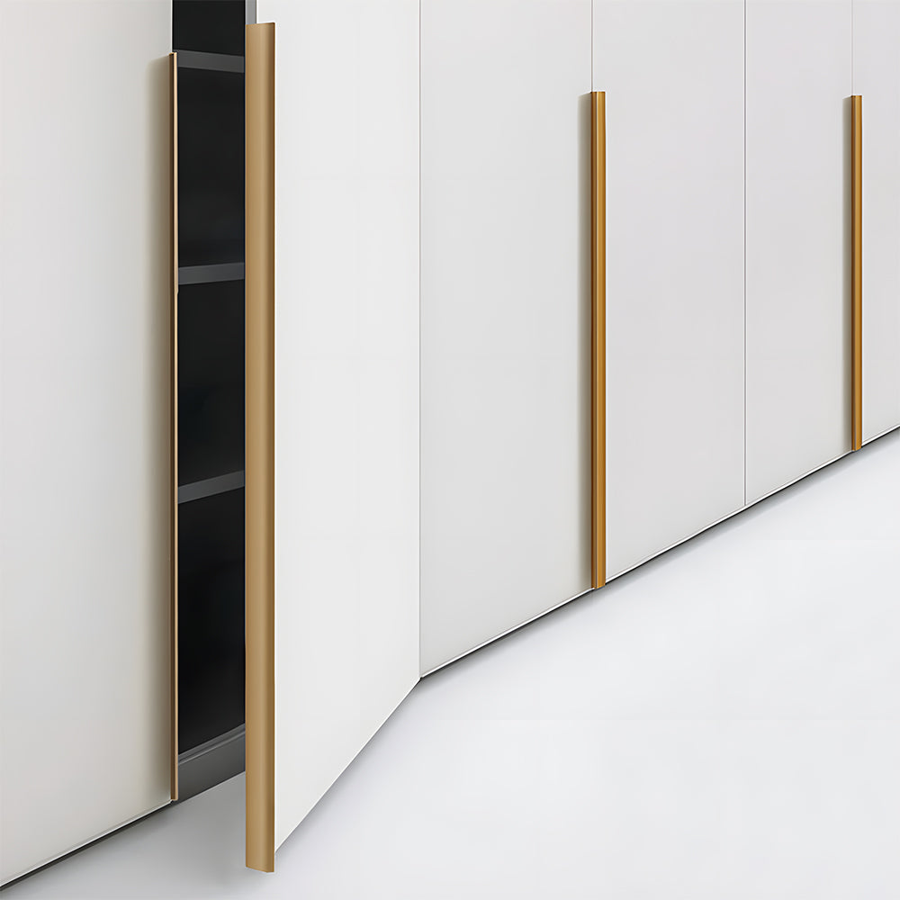 Best Aluminum Alloy Wardrobe Door Invisible Edge Cabinet Handles
