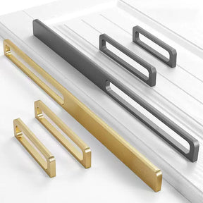 Modern Aluminum Alloy Kitchen Cabinet and Drawer Handles