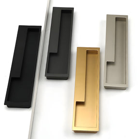 Left Right Hidden Slotted Recessed Handles