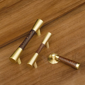 Classical Pure Copper Handle Wood Cabinet Pulls