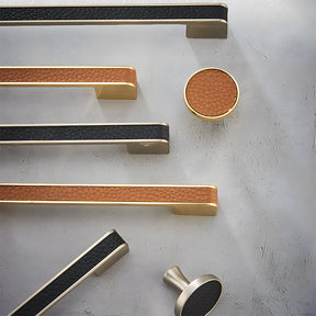 Nordic Modern Simple High-grade Leather Handle